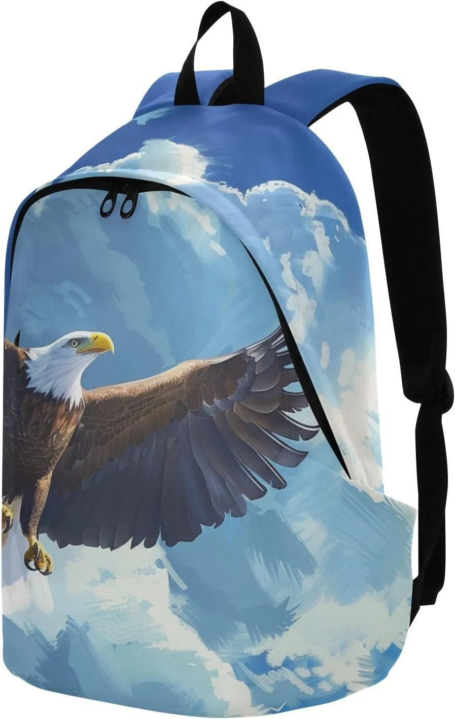 Laptop Computer Backpack Purse For Men Women Large Capacity Lightweight Bag Outdoor Daypack Travel Animals Print,blue sky carve