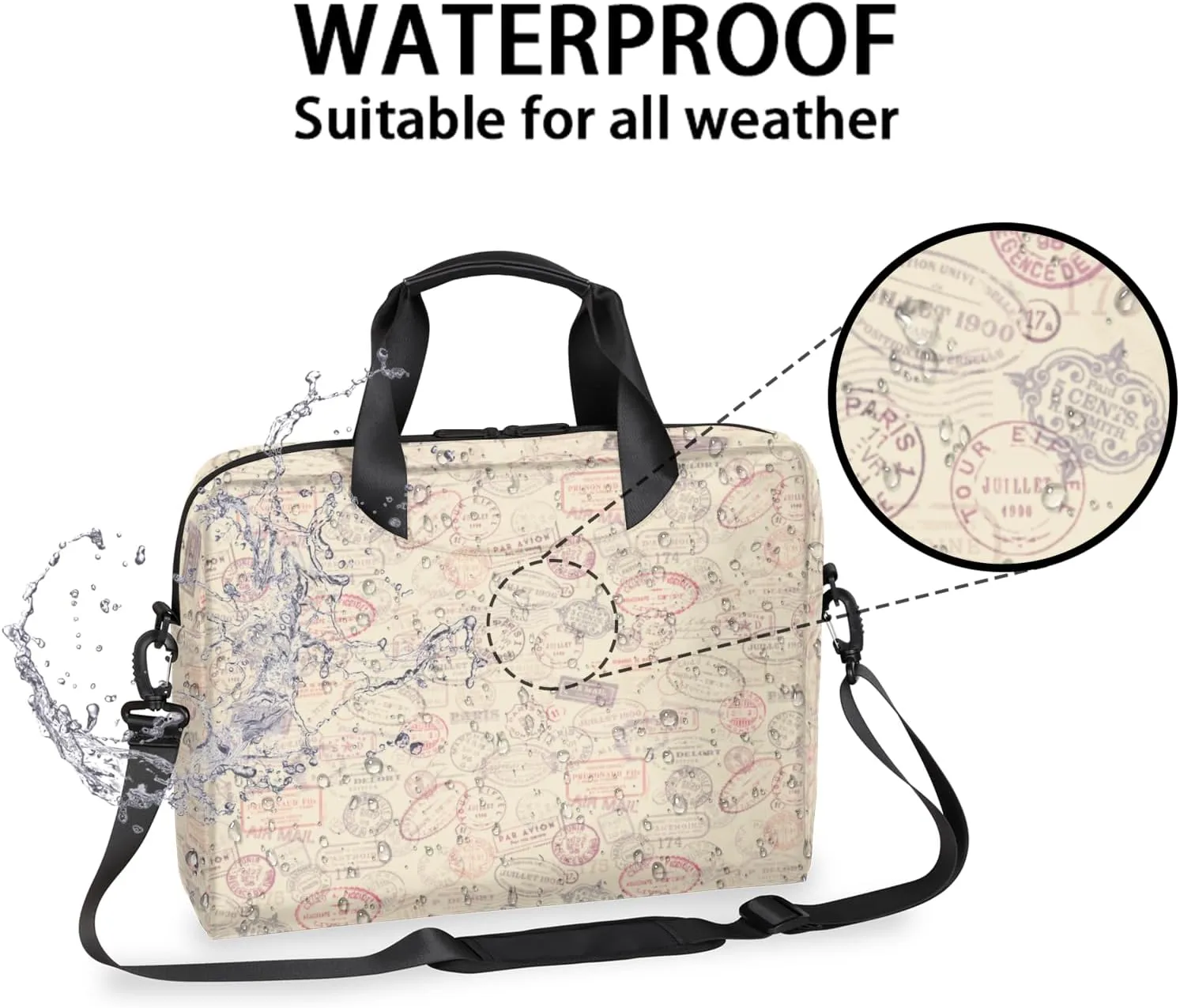 Laptop Shoulder Bag 14 15 15.6 inch Computer Bags Travel Offices Work Carrying Handbag Briefcase