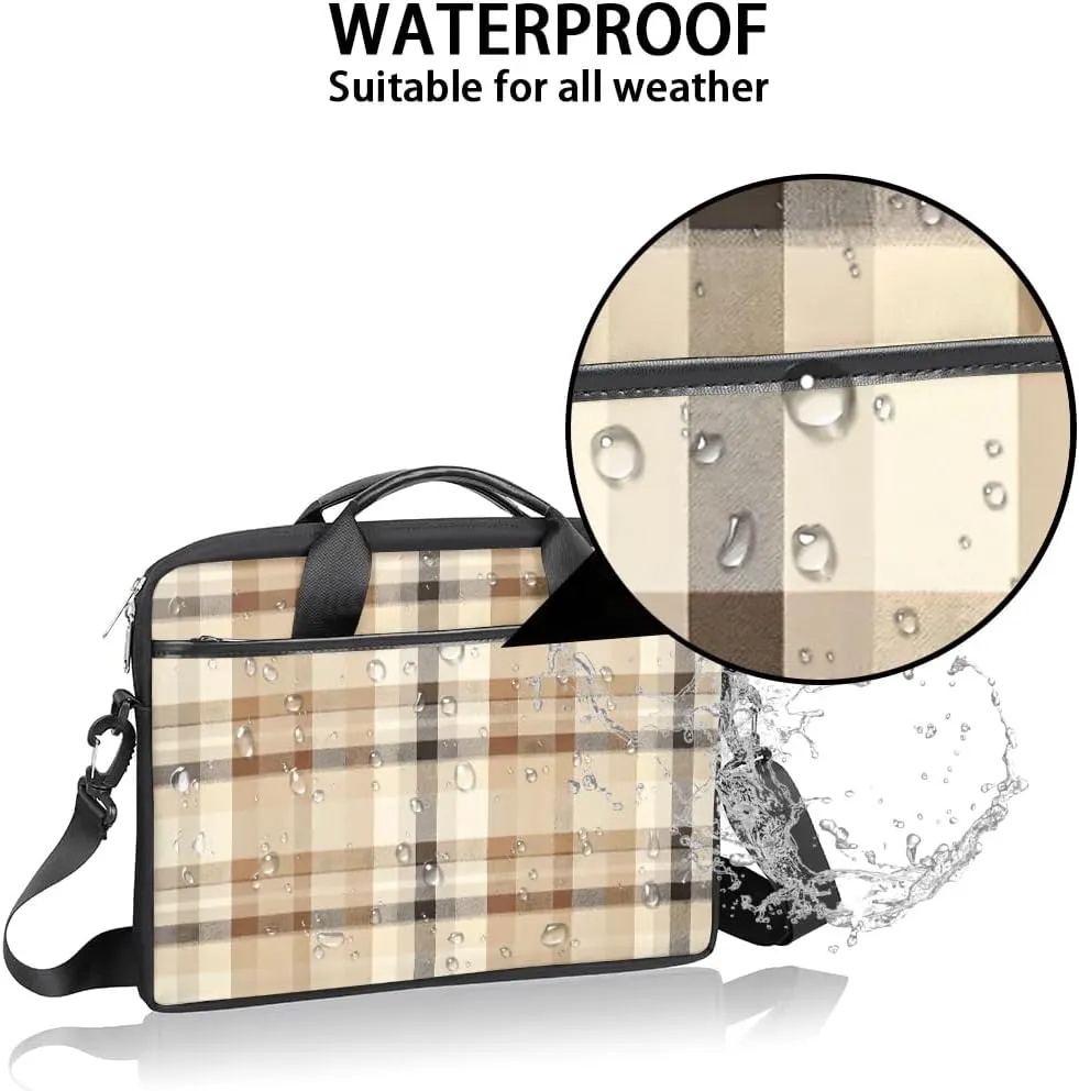 Laptop Shoulder Bag for 13-15 Inch Waterproof Laptop Sleeve Case Bag Slim Computer Carry Case Computer Cases for Laptops