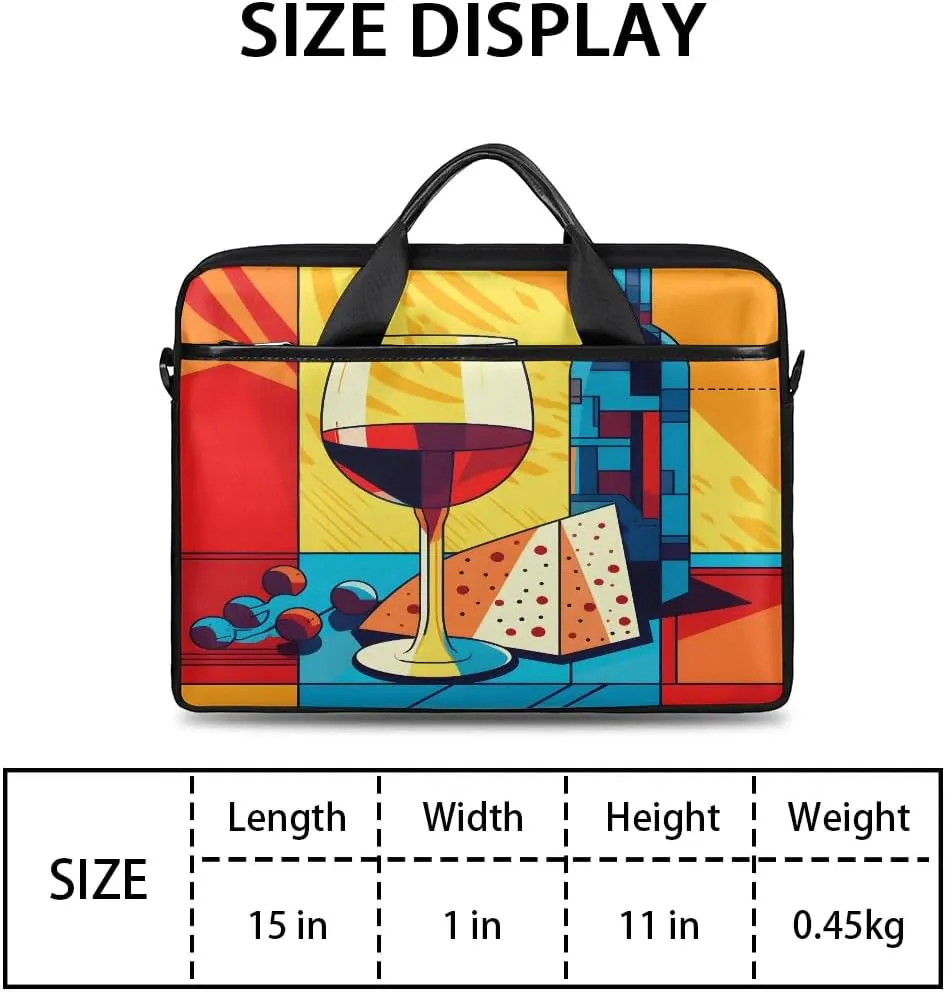 Laptop Shoulder Bag for 13-15 Inch Waterproof Laptop Sleeve Case Bag Slim Computer Carry Case Computer Cases for Laptops