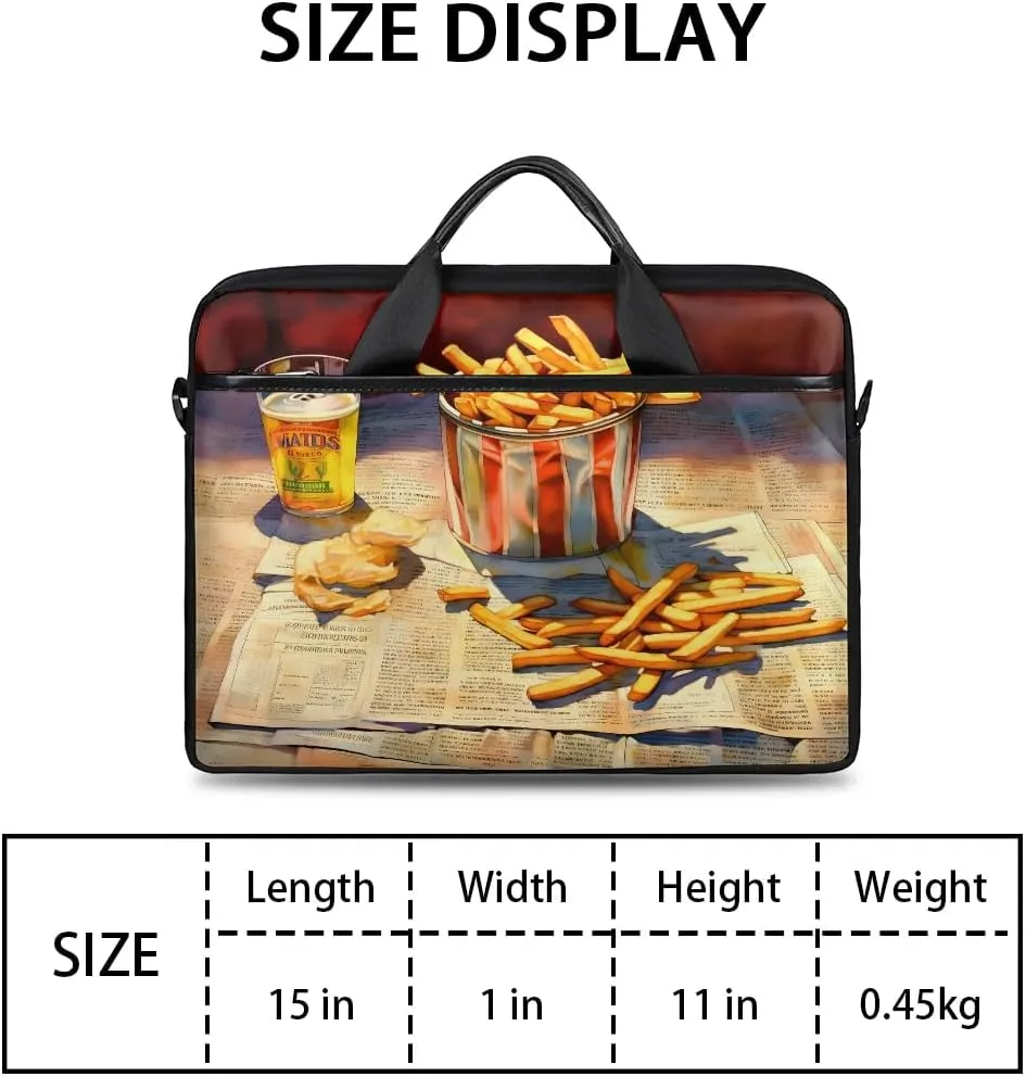 Laptop Shoulder Bag for 13-15 Inch Waterproof Laptop Sleeve Case Bag Slim Computer Carry Case Computer Cases for Laptops