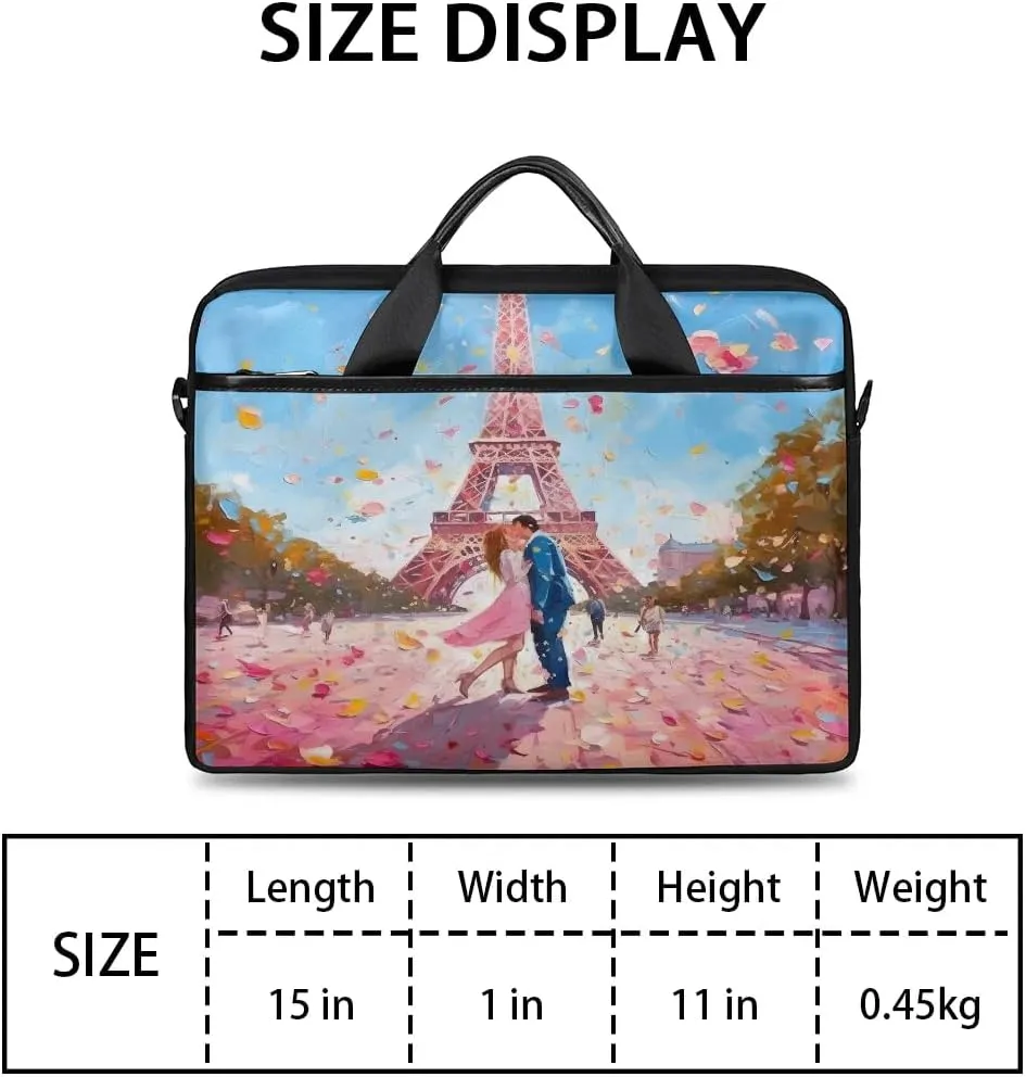 Laptop Shoulder Bag for 13-15 Inch Waterproof Laptop Sleeve Case Bag Slim Computer Carry Case Computer Cases for Laptops
