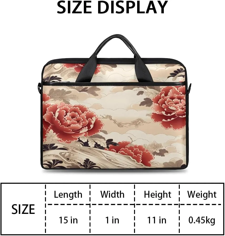 Laptop Shoulder Bag for 13-15 Inch Waterproof Laptop Sleeve Case Bag Slim Computer Carry Case Computer Cases for Laptops
