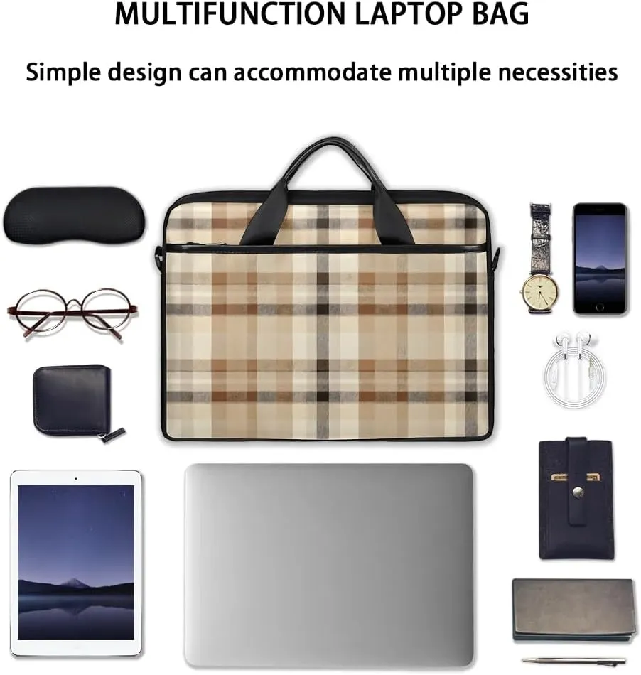 Laptop Shoulder Bag for 13-15 Inch Waterproof Laptop Sleeve Case Bag Slim Computer Carry Case Computer Cases for Laptops