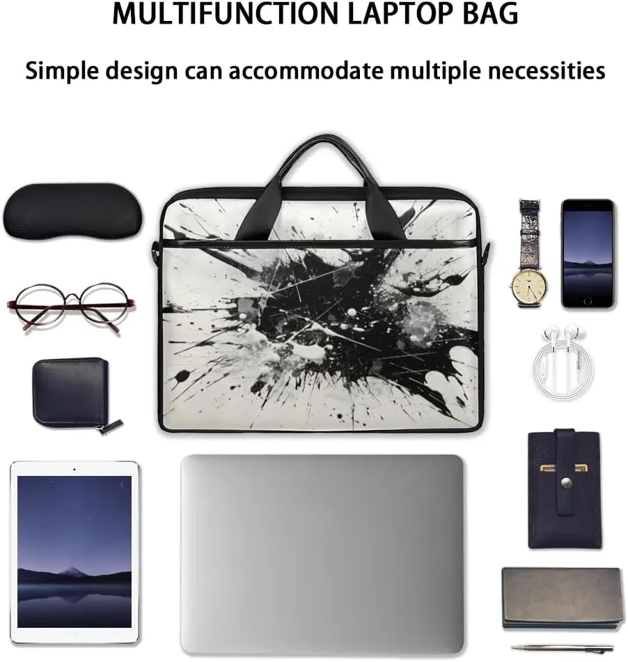 Laptop Shoulder Bag for 13-15 Inch Waterproof Laptop Sleeve Case Bag Slim Computer Carry Case Computer Cases for Laptops