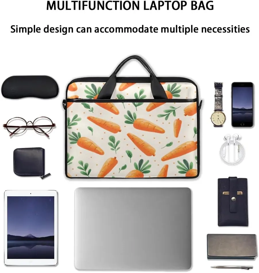 Laptop Shoulder Bag for 13-15 Inch Waterproof Laptop Sleeve Case Bag Slim Computer Carry Case Computer Cases for Laptops
