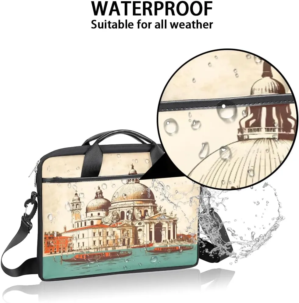 Laptop Shoulder Bag for 13-15 Inch Waterproof Laptop Sleeve Case Bag Slim Computer Carry Case Computer Cases for Laptops