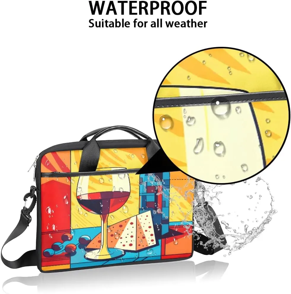 Laptop Shoulder Bag for 13-15 Inch Waterproof Laptop Sleeve Case Bag Slim Computer Carry Case Computer Cases for Laptops