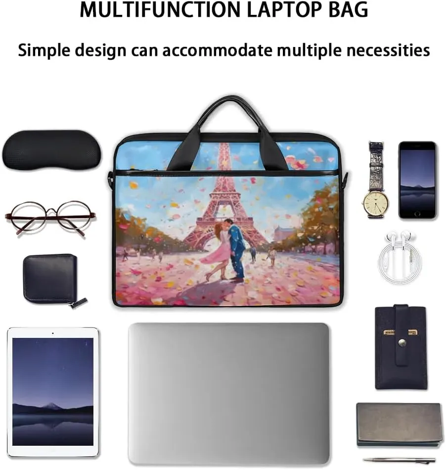Laptop Shoulder Bag for 13-15 Inch Waterproof Laptop Sleeve Case Bag Slim Computer Carry Case Computer Cases for Laptops