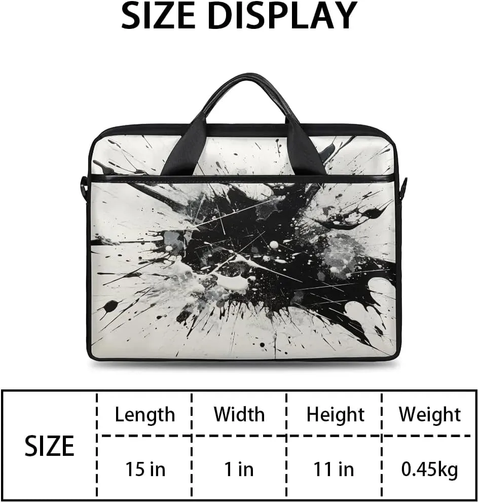 Laptop Shoulder Bag for 13-15 Inch Waterproof Laptop Sleeve Case Bag Slim Computer Carry Case Computer Cases for Laptops
