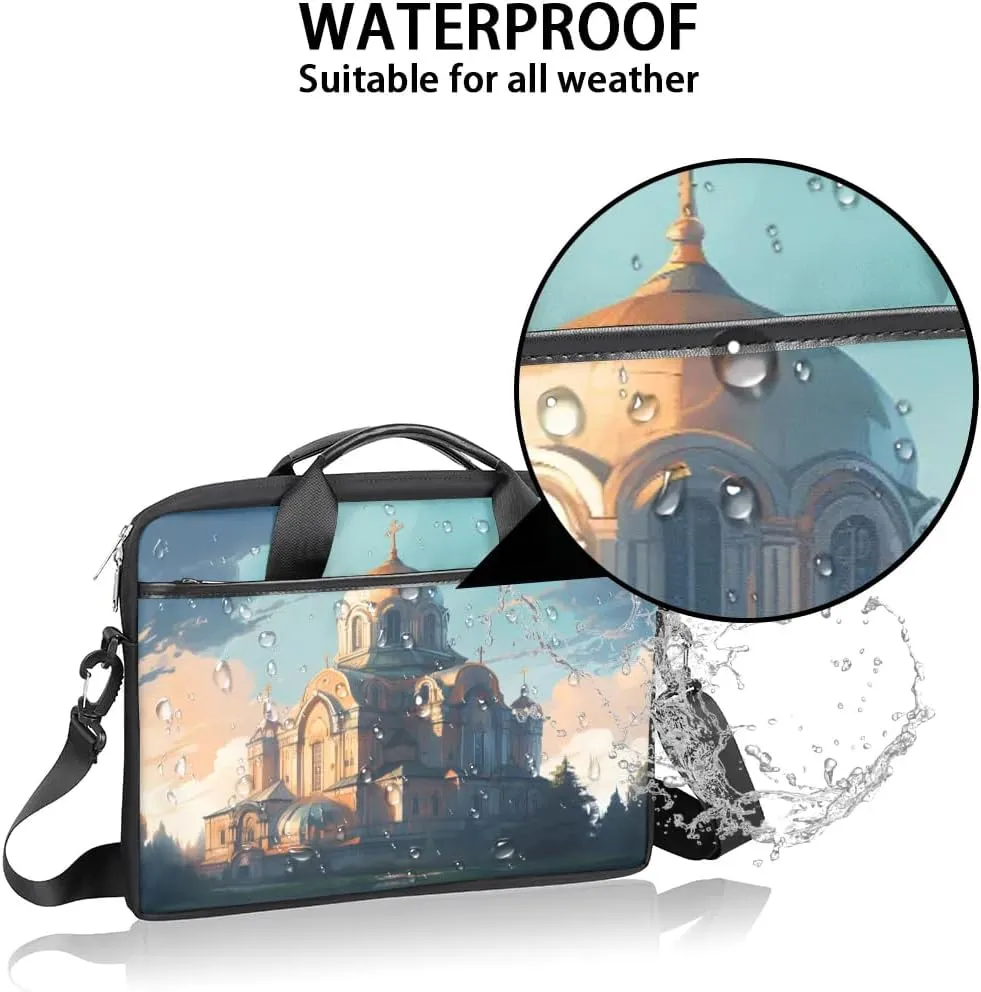 Laptop Shoulder Bag for 13-15 Inch Waterproof Laptop Sleeve Case Bag Slim Computer Carry Case Computer Cases for Laptops