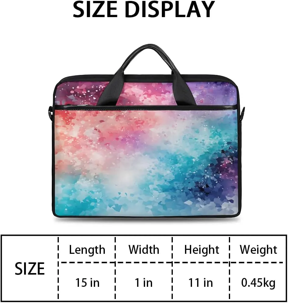 Laptop Shoulder Bag for 13-15 Inch Waterproof Laptop Sleeve Case Bag Slim Computer Carry Case Computer Cases for Laptops