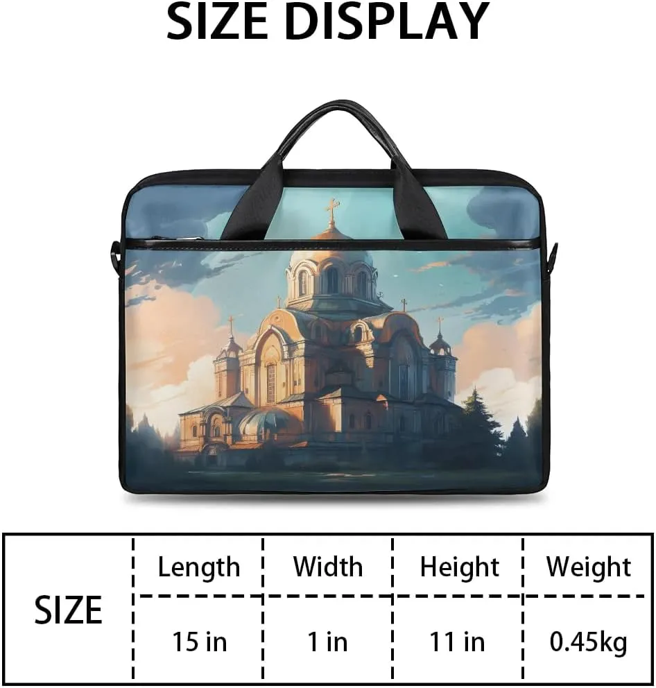 Laptop Shoulder Bag for 13-15 Inch Waterproof Laptop Sleeve Case Bag Slim Computer Carry Case Computer Cases for Laptops
