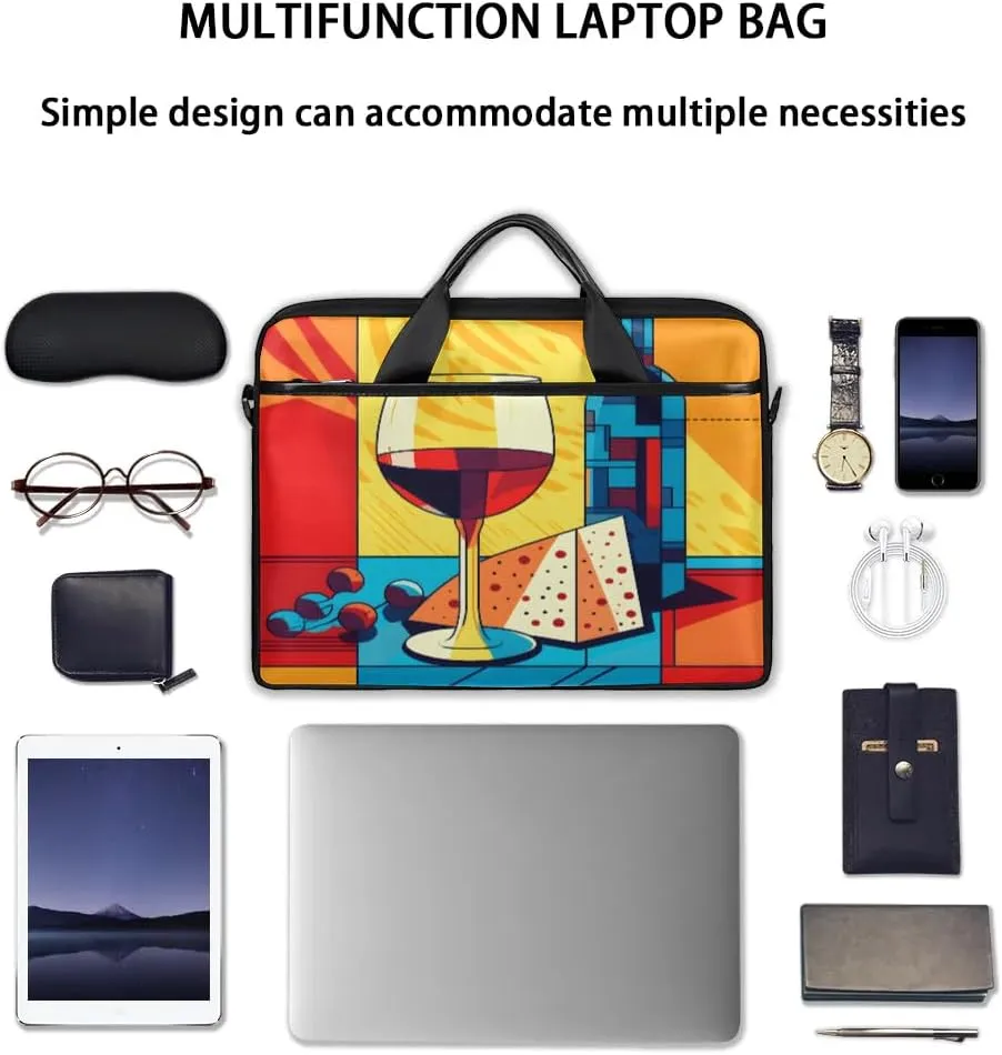 Laptop Shoulder Bag for 13-15 Inch Waterproof Laptop Sleeve Case Bag Slim Computer Carry Case Computer Cases for Laptops