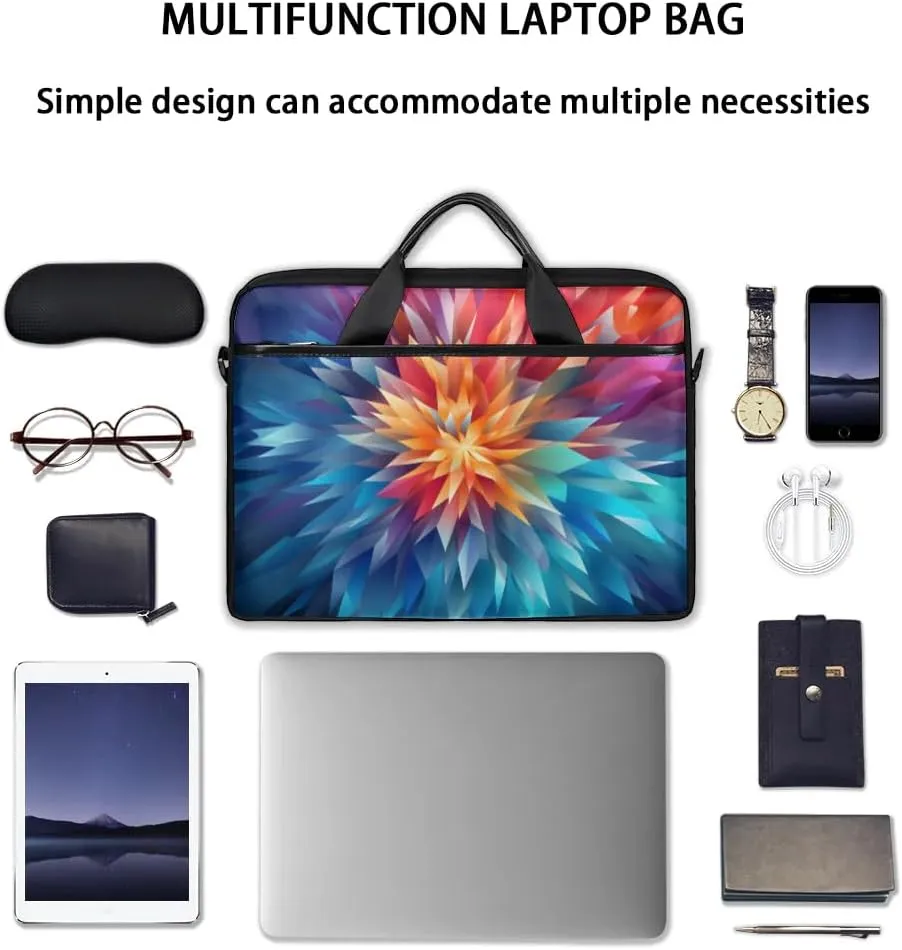 Laptop Shoulder Bag for 13-15 Inch Waterproof Laptop Sleeve Case Bag Slim Computer Carry Case Computer Cases for Laptops