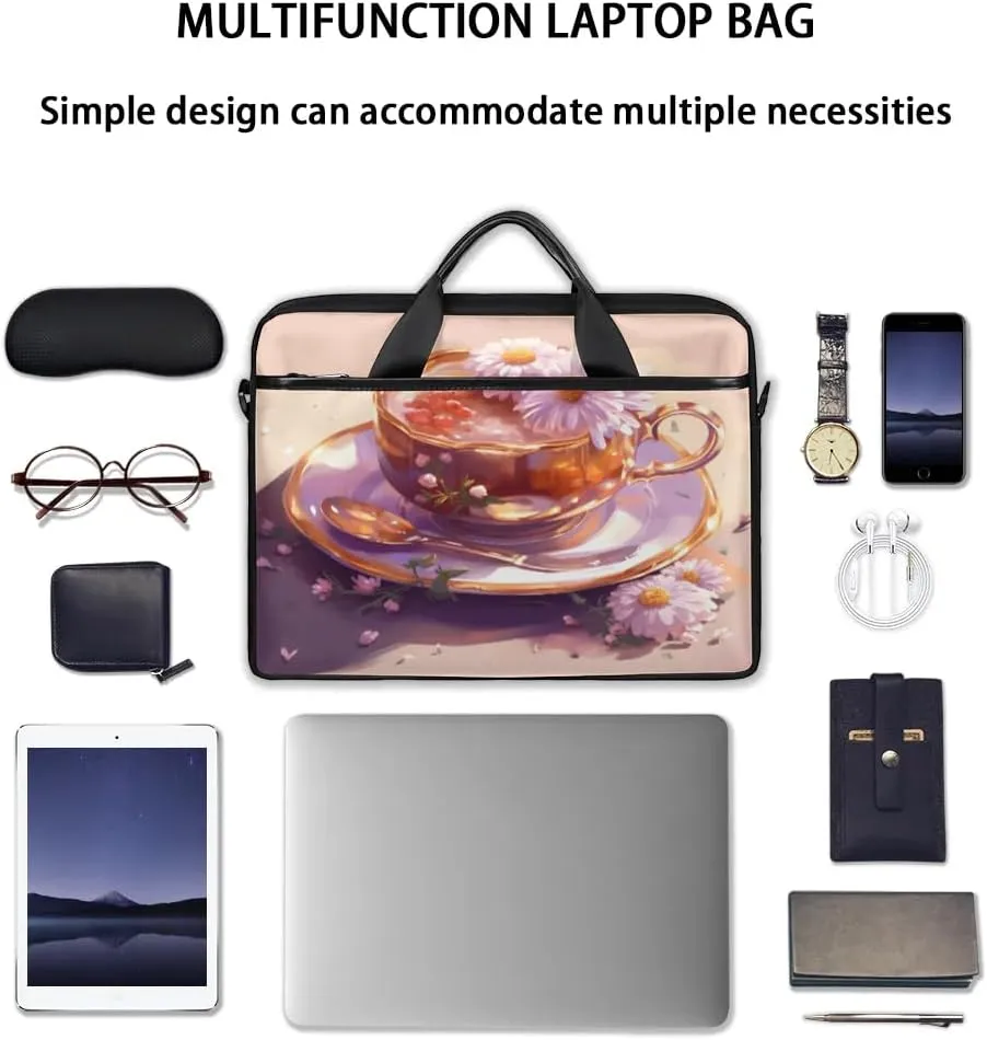 Laptop Shoulder Bag for 13-15 Inch Waterproof Laptop Sleeve Case Bag Slim Computer Carry Case Computer Cases for Laptops