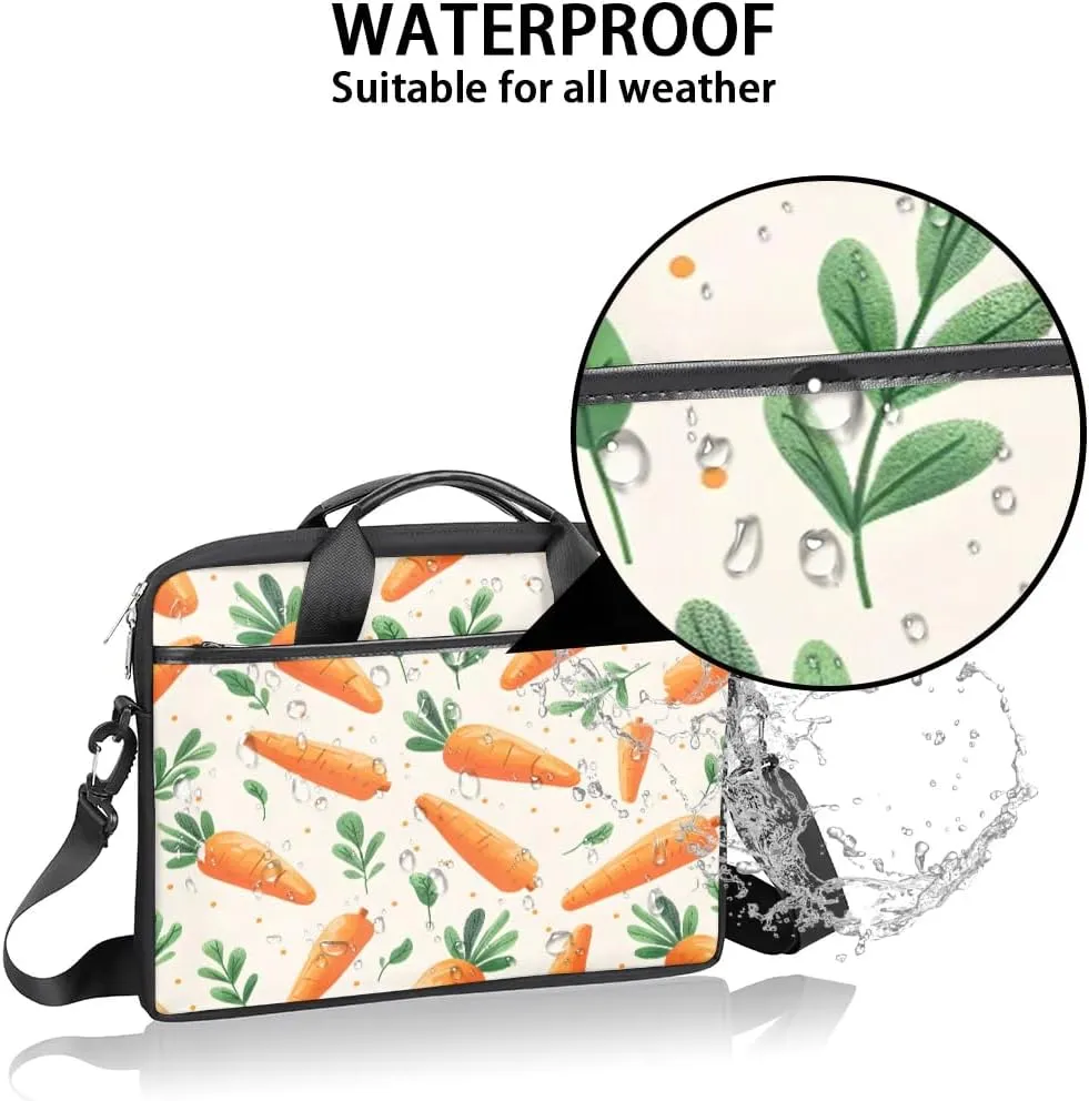 Laptop Shoulder Bag for 13-15 Inch Waterproof Laptop Sleeve Case Bag Slim Computer Carry Case Computer Cases for Laptops
