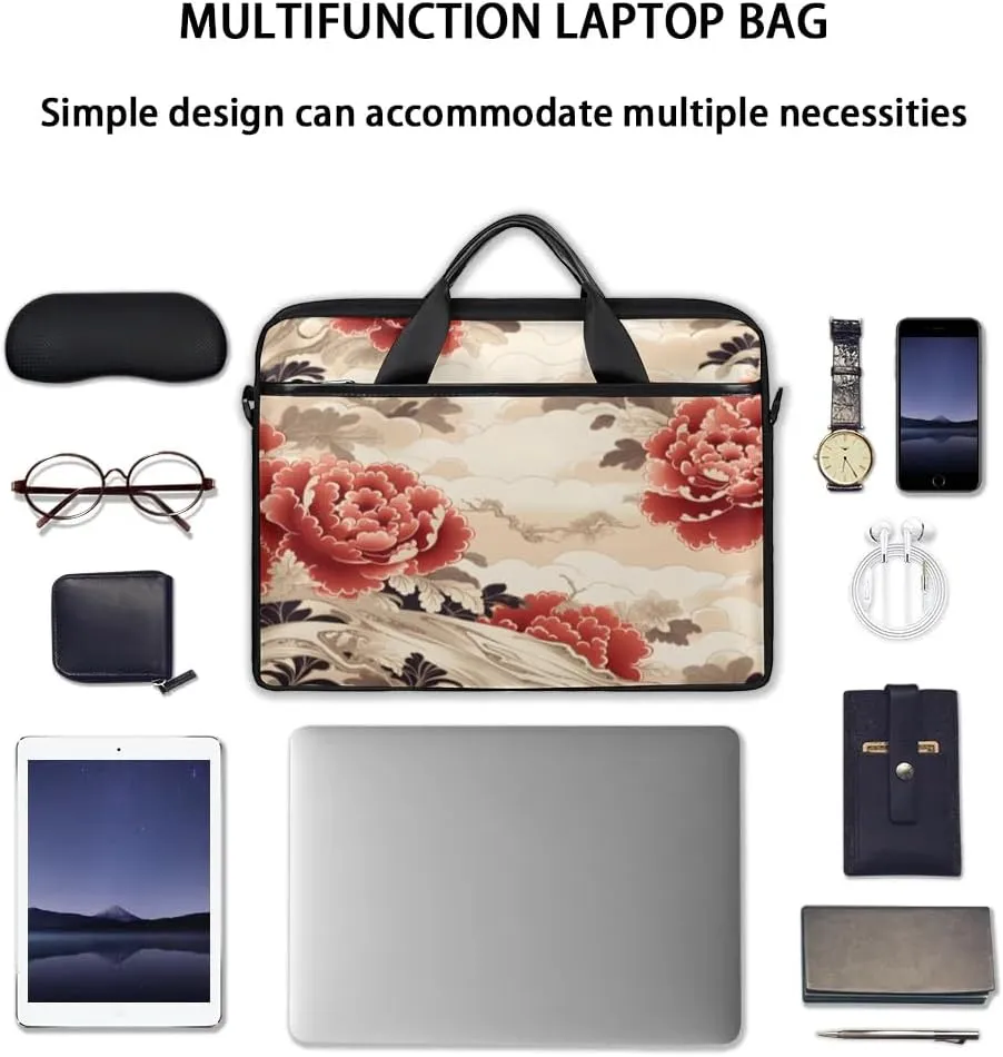 Laptop Shoulder Bag for 13-15 Inch Waterproof Laptop Sleeve Case Bag Slim Computer Carry Case Computer Cases for Laptops