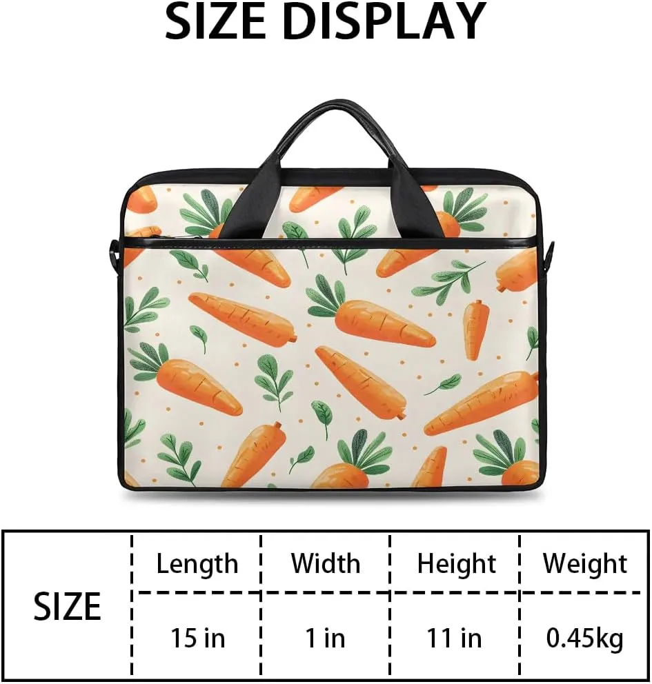 Laptop Shoulder Bag for 13-15 Inch Waterproof Laptop Sleeve Case Bag Slim Computer Carry Case Computer Cases for Laptops