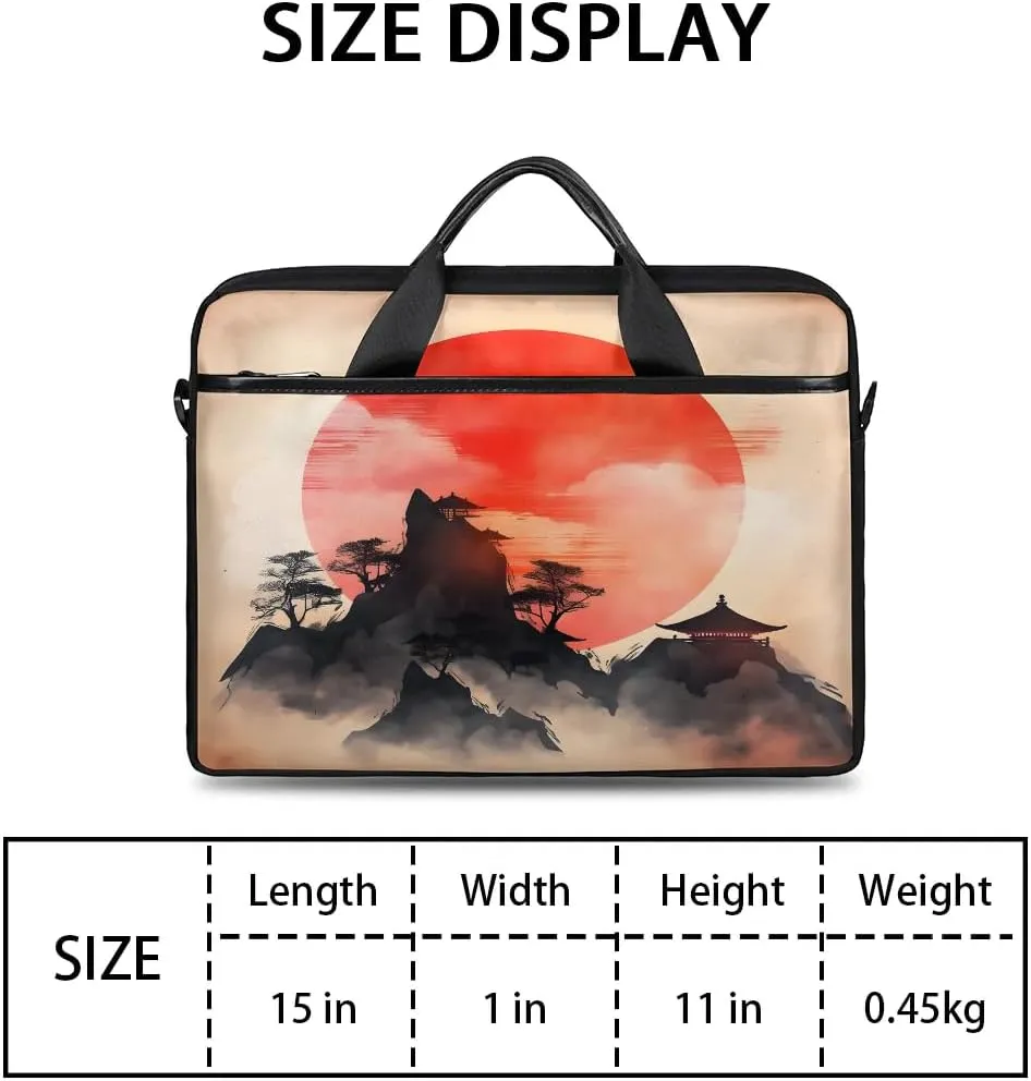 Laptop Shoulder Bag for 13-15 Inch Waterproof Laptop Sleeve Case Bag Slim Computer Carry Case Computer Cases for Laptops