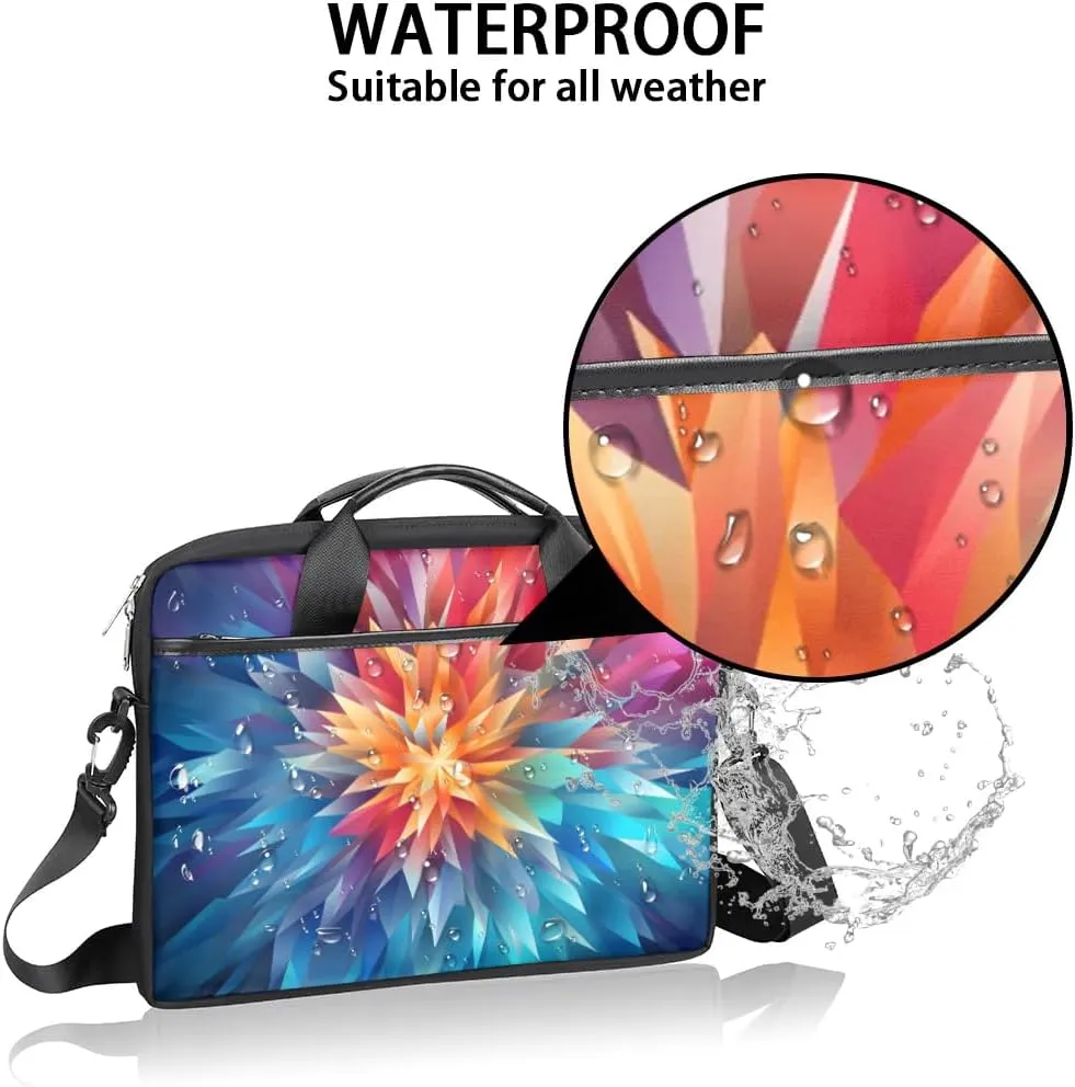 Laptop Shoulder Bag for 13-15 Inch Waterproof Laptop Sleeve Case Bag Slim Computer Carry Case Computer Cases for Laptops