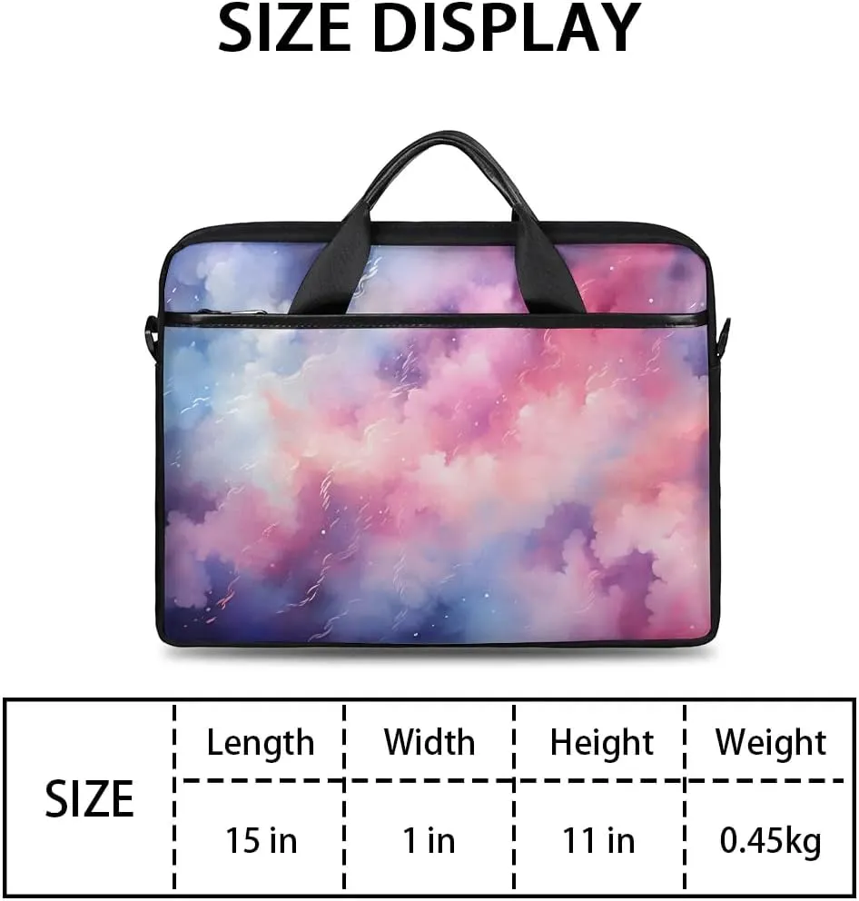 Laptop Shoulder Bag for 13-15 Inch Waterproof Laptop Sleeve Case Bag Slim Computer Carry Case Computer Cases for Laptops