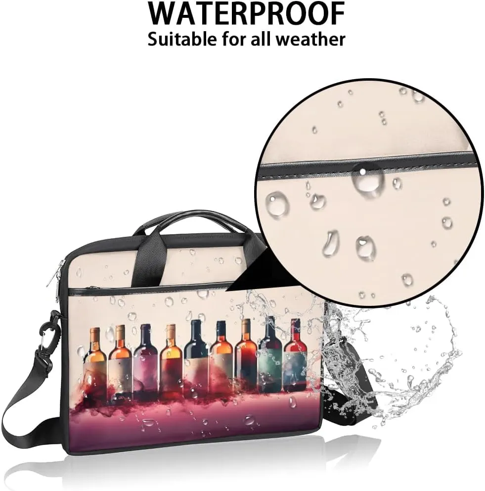 Laptop Shoulder Bag for 13-15 Inch Waterproof Laptop Sleeve Case Bag Slim Computer Carry Case Computer Cases for Laptops
