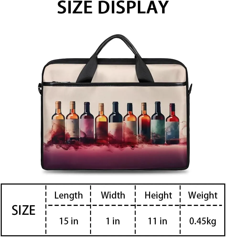 Laptop Shoulder Bag for 13-15 Inch Waterproof Laptop Sleeve Case Bag Slim Computer Carry Case Computer Cases for Laptops