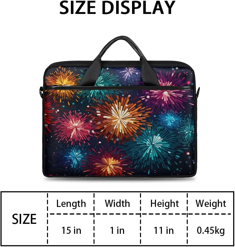 Laptop Shoulder Bag for 13-15 Inch Waterproof Laptop Sleeve Case Bag Slim Computer Carry Case Computer Cases for Laptops