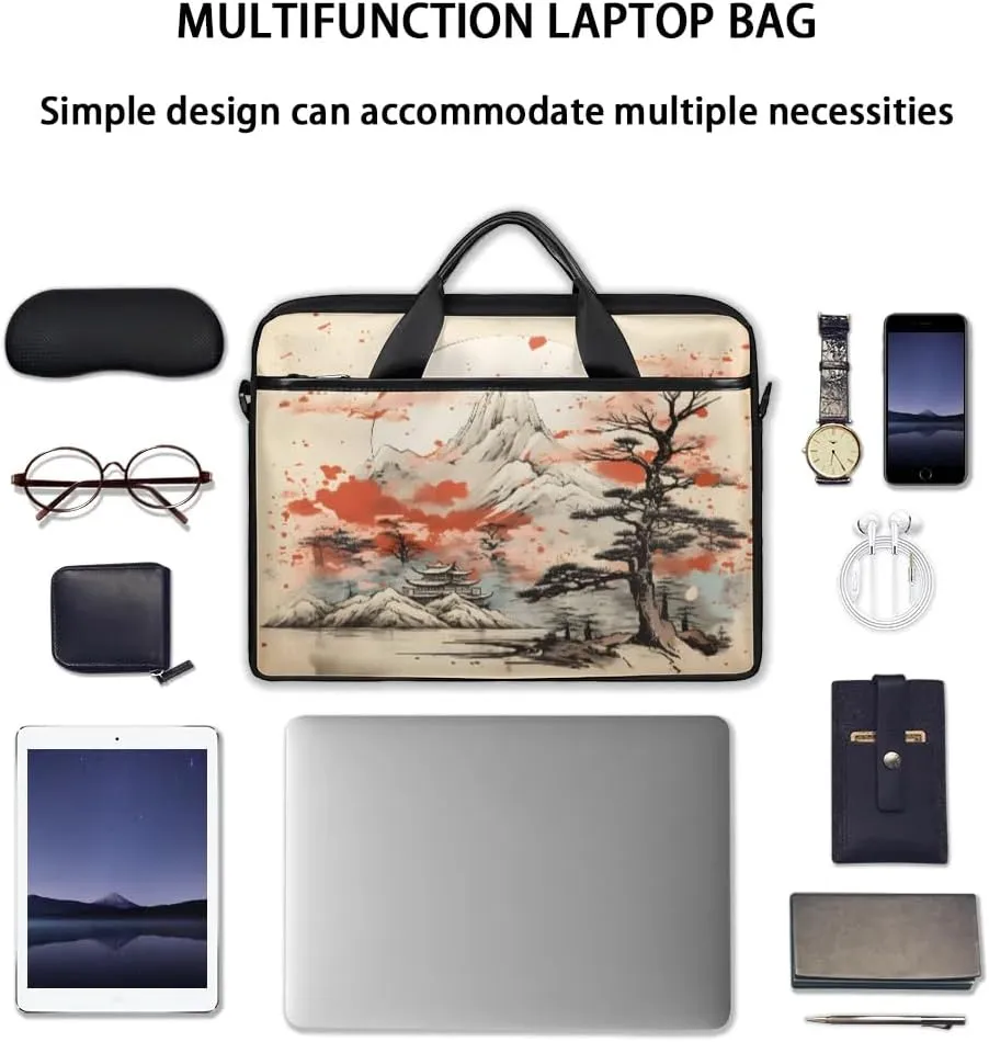 Laptop Shoulder Bag for 13-15 Inch Waterproof Laptop Sleeve Case Bag Slim Computer Carry Case Computer Cases for Laptops