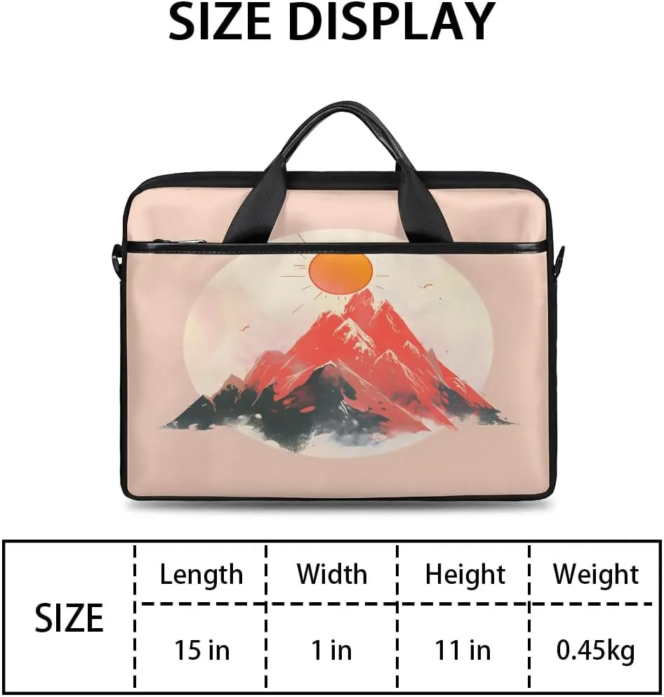 Laptop Shoulder Bag for 13-15 Inch Waterproof Laptop Sleeve Case Bag Slim Computer Carry Case Computer Cases for Laptops