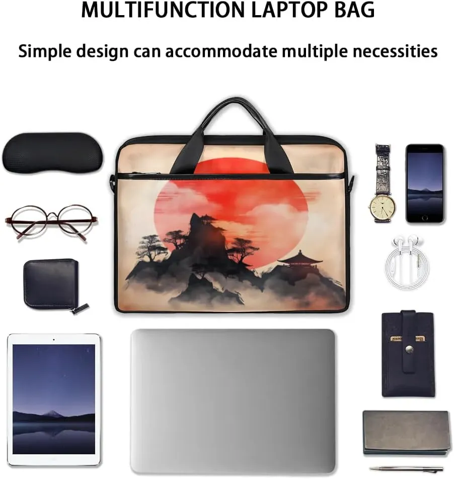 Laptop Shoulder Bag for 13-15 Inch Waterproof Laptop Sleeve Case Bag Slim Computer Carry Case Computer Cases for Laptops