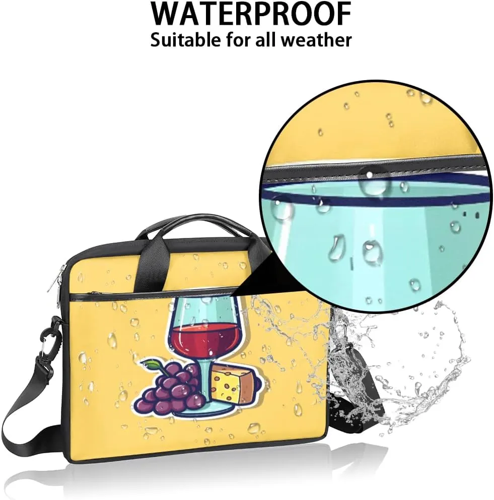 Laptop Shoulder Bag for 13-15 Inch Waterproof Laptop Sleeve Case Bag Slim Computer Carry Case Computer Cases for Laptops