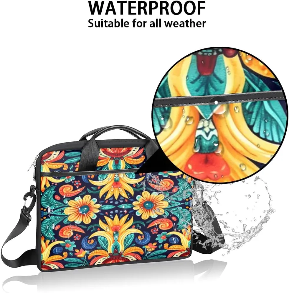 Laptop Shoulder Bag for 13-15 Inch Waterproof Laptop Sleeve Case Bag Slim Computer Carry Case Computer Cases for Laptops