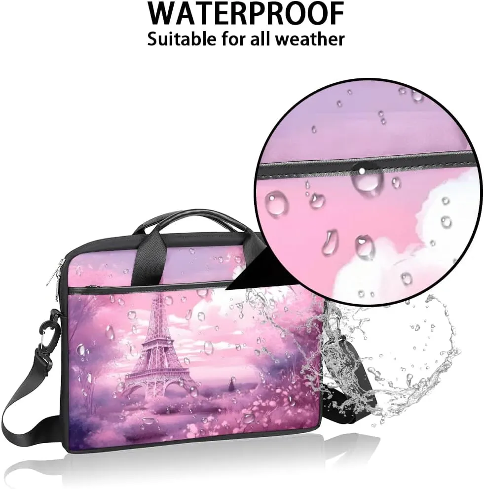 Laptop Shoulder Bag for 13-15 Inch Waterproof Laptop Sleeve Case Bag Slim Computer Carry Case Computer Cases for Laptops