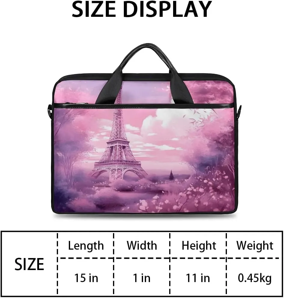 Laptop Shoulder Bag for 13-15 Inch Waterproof Laptop Sleeve Case Bag Slim Computer Carry Case Computer Cases for Laptops