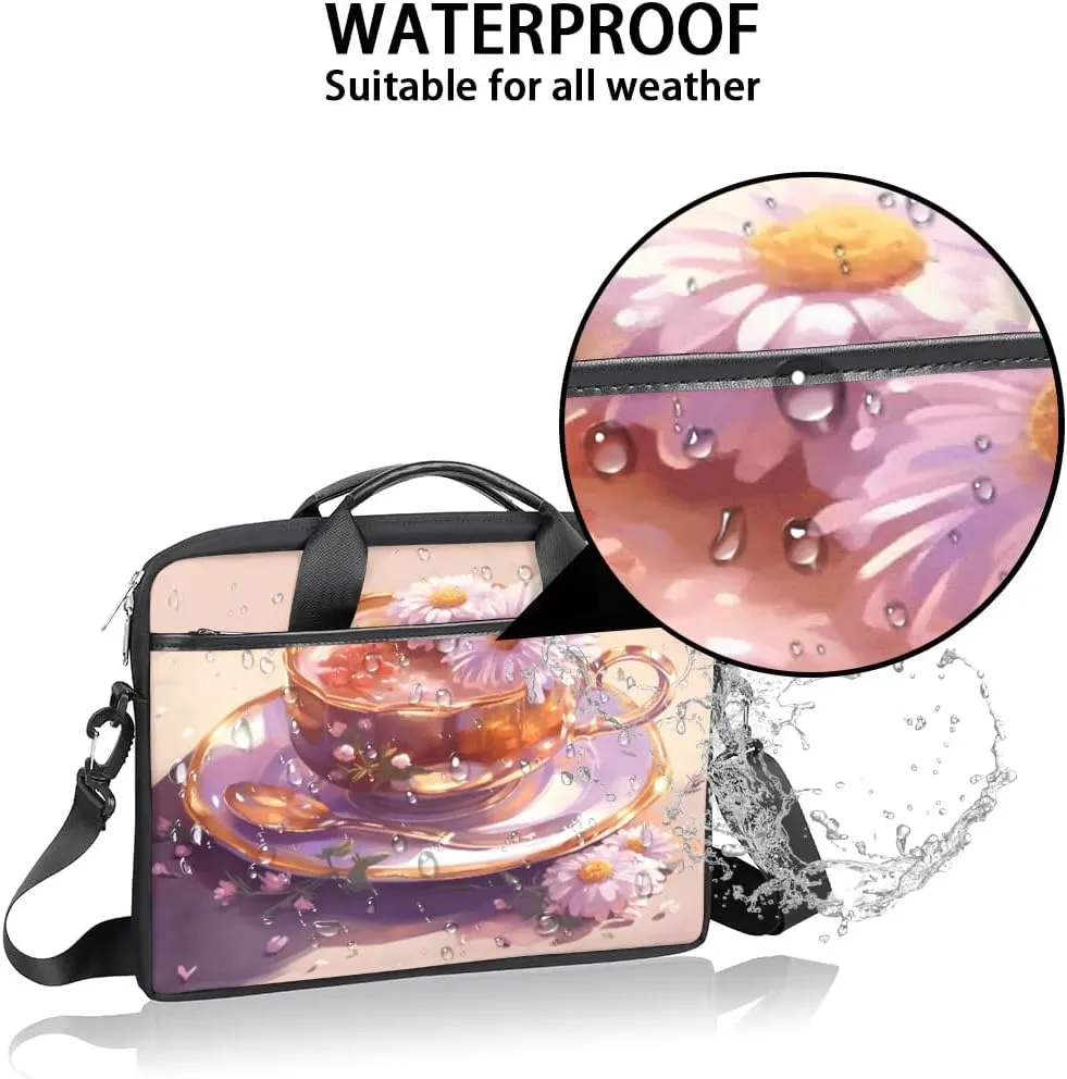 Laptop Shoulder Bag for 13-15 Inch Waterproof Laptop Sleeve Case Bag Slim Computer Carry Case Computer Cases for Laptops