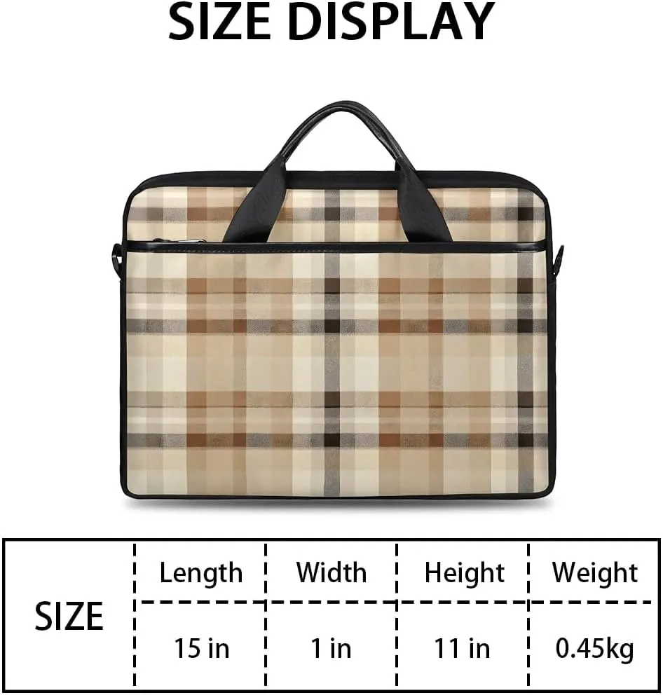 Laptop Shoulder Bag for 13-15 Inch Waterproof Laptop Sleeve Case Bag Slim Computer Carry Case Computer Cases for Laptops
