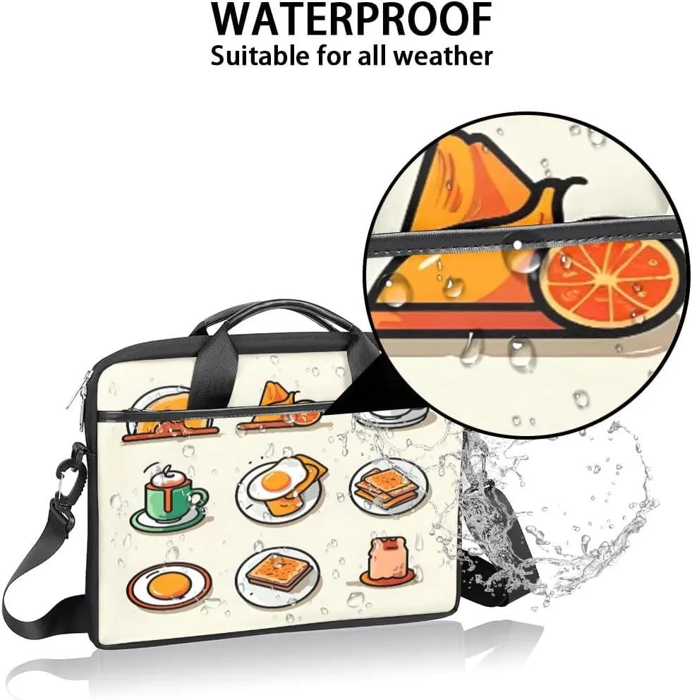 Laptop Shoulder Bag for 13-15 Inch Waterproof Laptop Sleeve Case Bag Slim Computer Carry Case Computer Cases for Laptops