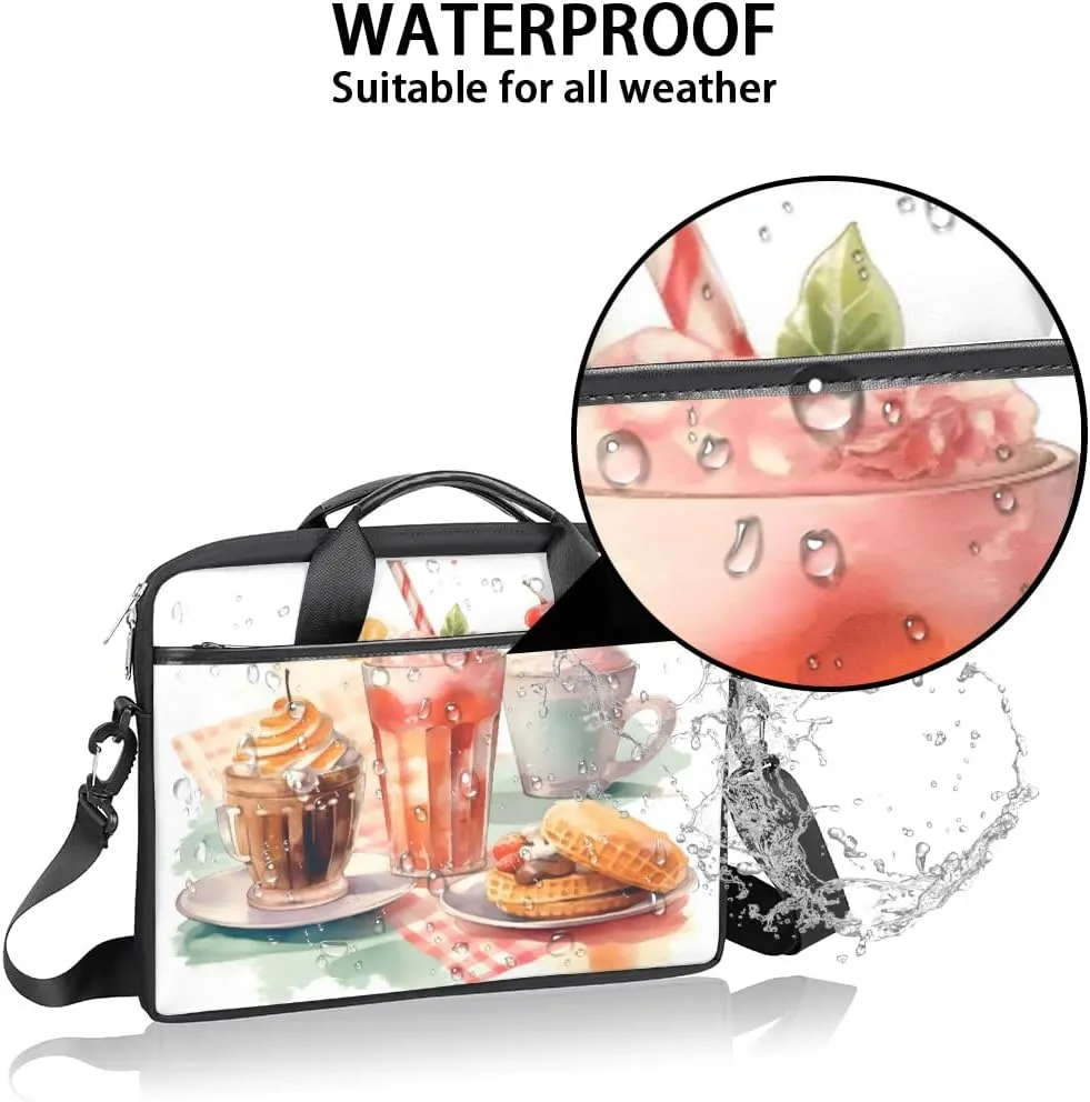 Laptop Shoulder Bag for 13-15 Inch Waterproof Laptop Sleeve Case Bag Slim Computer Carry Case Computer Cases for Laptops
