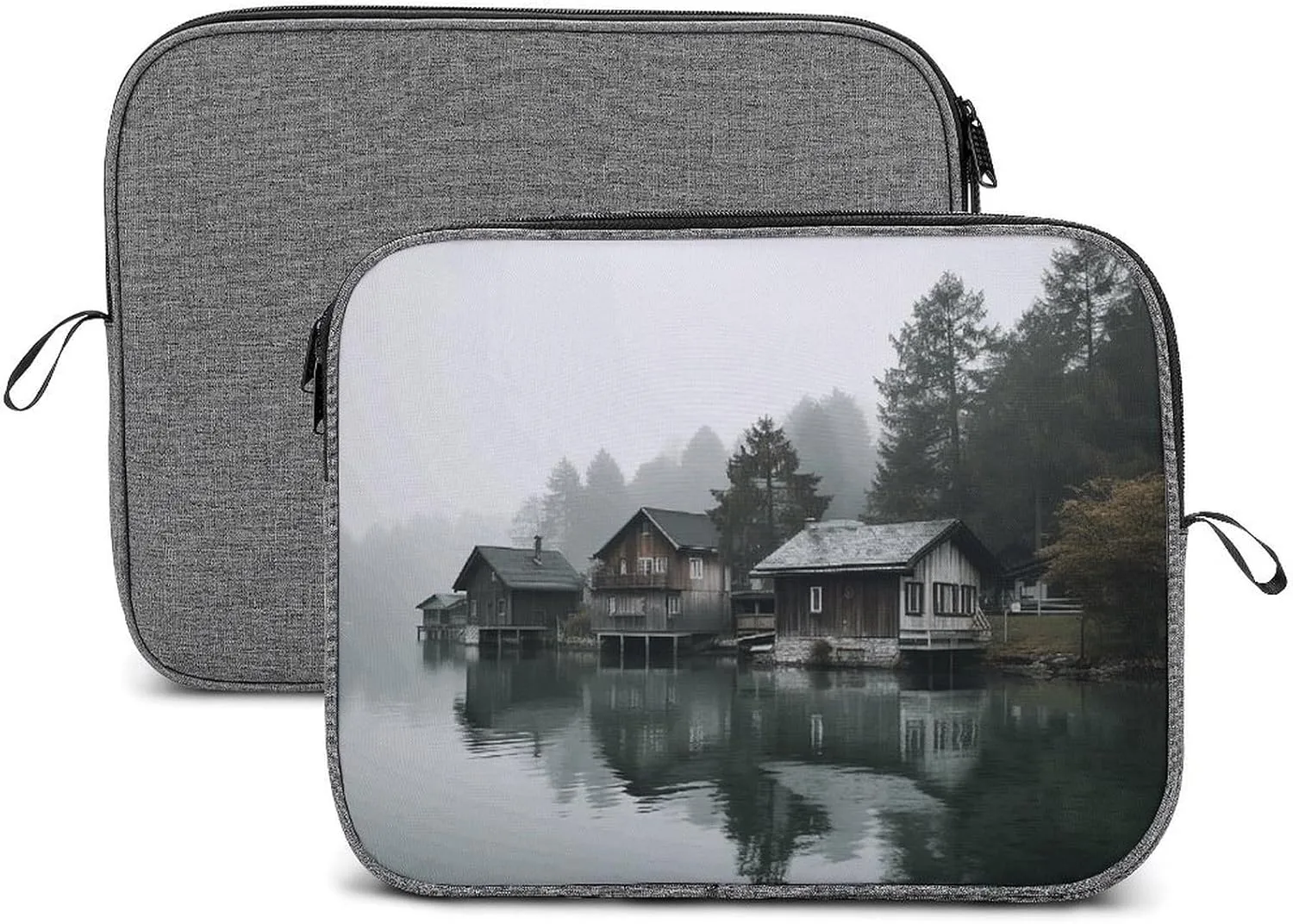 Laptop Sleeve Bag 13inch Slim Computer Carrying Bag Hut by The River Laptop Protective Case Briefcase Handbag