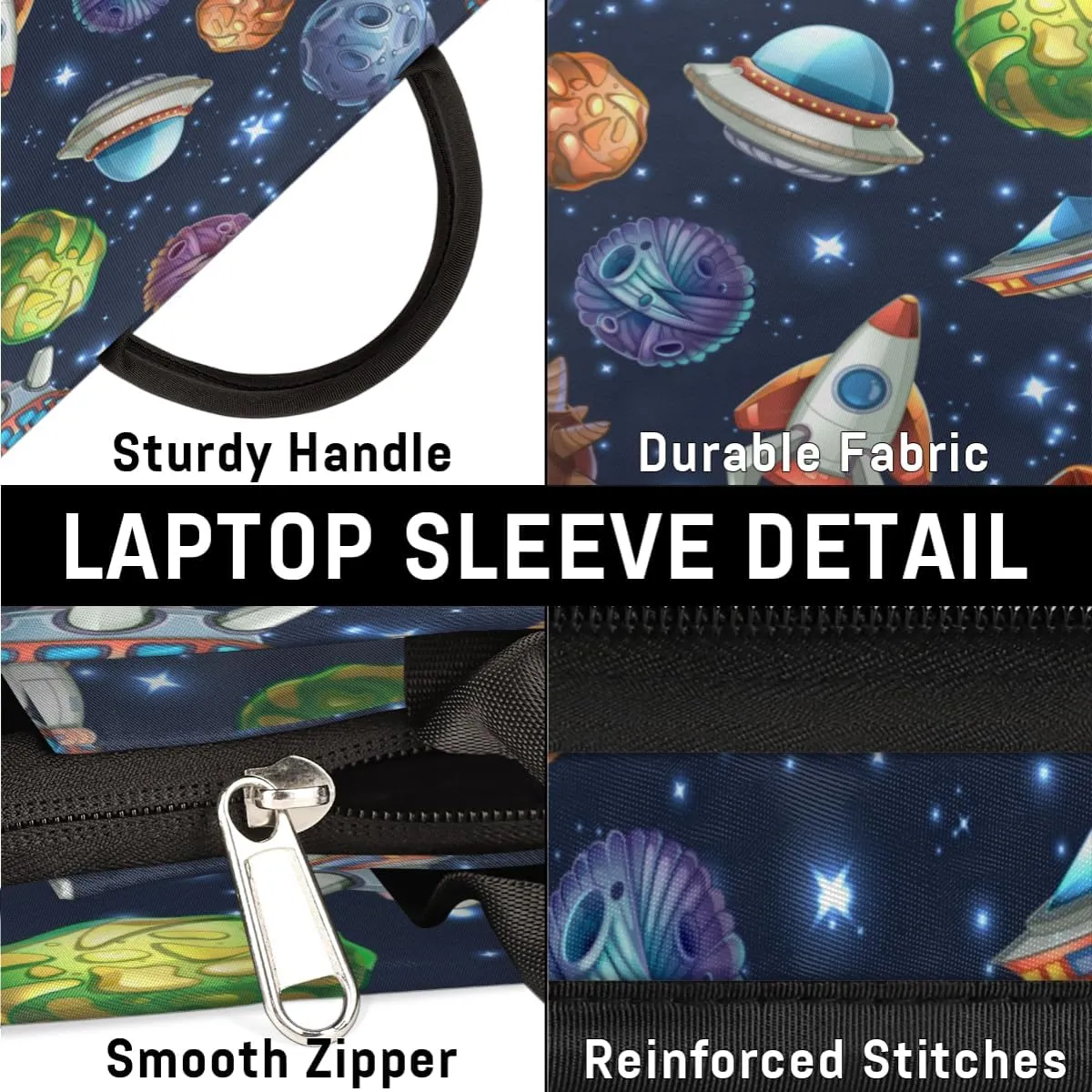 Laptop Sleeve Case 13-16 Inch Laptop Bag with Handle & Pockets Durable Notebook Computer Carrying Case for Men Women