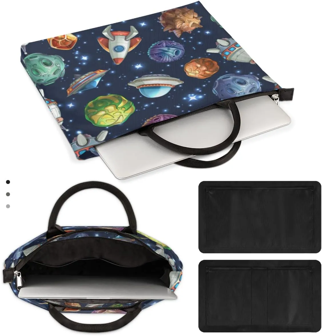 Laptop Sleeve Case 13-16 Inch Laptop Bag with Handle & Pockets Durable Notebook Computer Carrying Case for Men Women