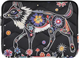 Laptop Sleeve Case 15-16 Inch Concise Sleeve for Laptops Aesthetic Wolf Boho Computer Carrying Bag for Travel Business