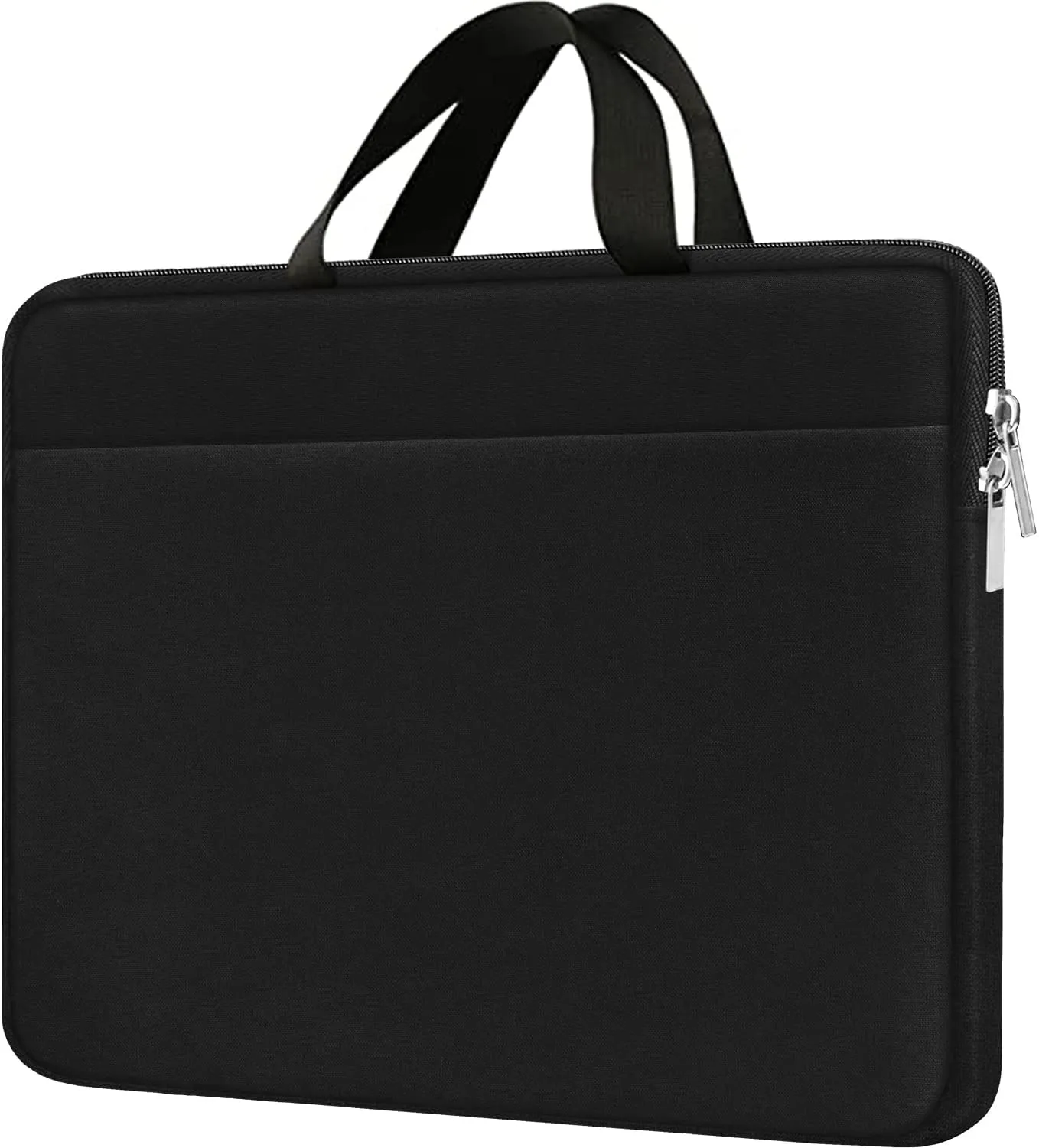 Laptop Sleeve Case 15.6 inch, Durable Travel Laptop Bag HandBag Shockproof Protective Computer Cover Carrying Bag Briefcase for 15" 15.6" HP Asus Acer Dell Lenovo Laptop Notebook Ultrabook, (Black)