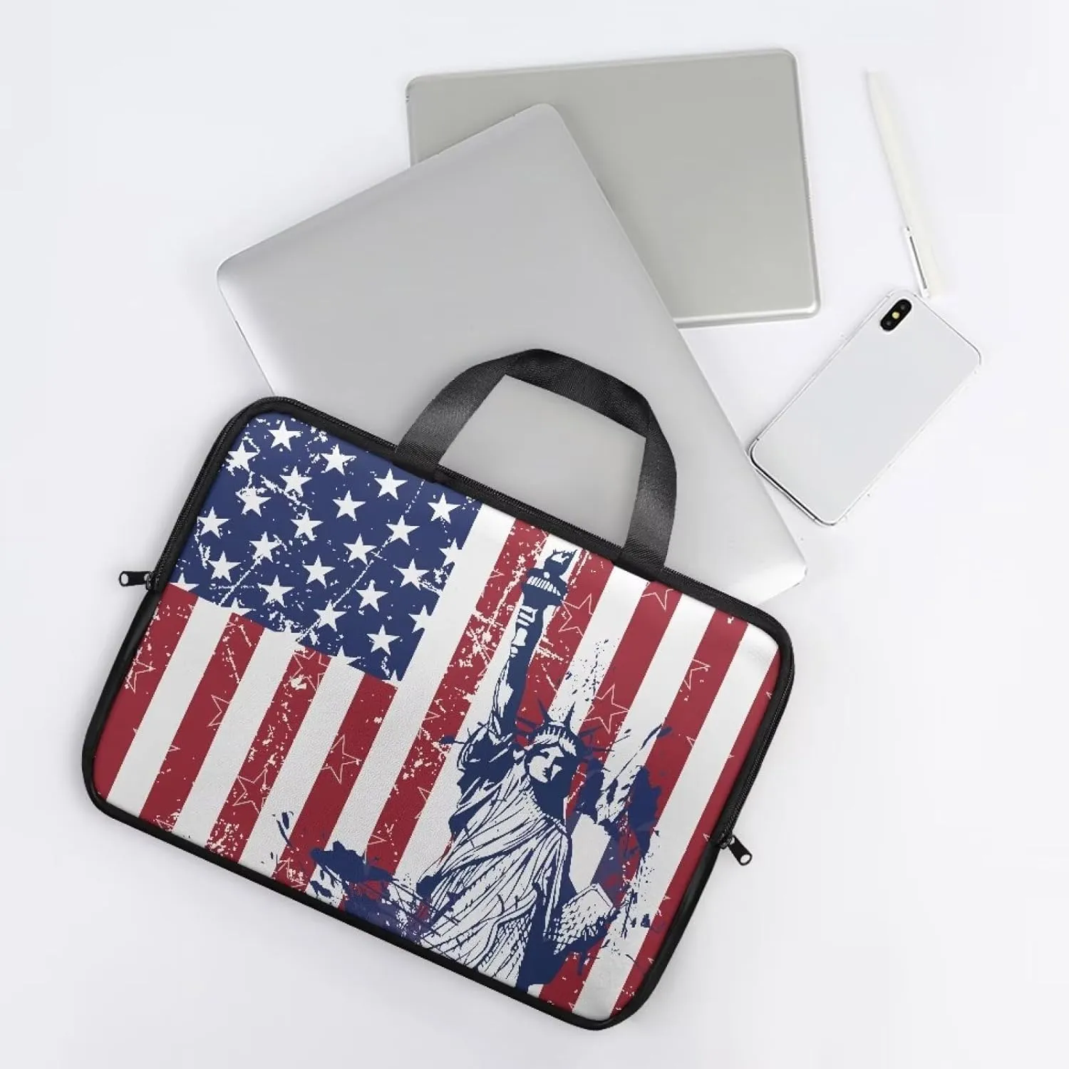 Laptop Sleeve Case Travel Laptop Bag with Handle Waterproof Carrying Briefcase Women Large Capacity Tablet Bag