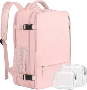 Large Travel Backpack for Women, 40L Carry On Backpack, 17 Inch Laptop Waterproof Backpack, College Bookbag, Backpack for Women, as Person Item Flight Approved