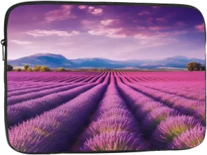 Lavender Fields Laptop Case 13 inch, Shockproof Protective Computer Sleeve Cover Water Resistant Laptop Bag Carrying Tablet Cover Briefcase Handbags Gifts for Men Women