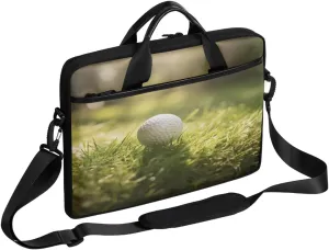 Lawn Golf Laptop Case Bag with Detachable Strap Waterproof Laptop Bag Notebook Carrying Case 15.6 inch Laptop Sleeve Bag for Men Women Work Travel