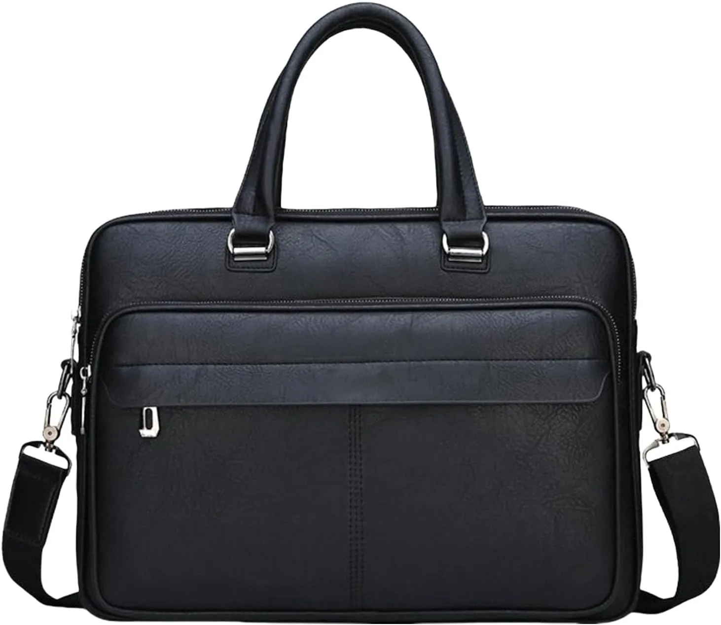 leather Laptop Bag for Men 16.1 inch,Premium Laptop Briefcase Fits,onvertible Computer Handbags Shoulder Crossbody Bag